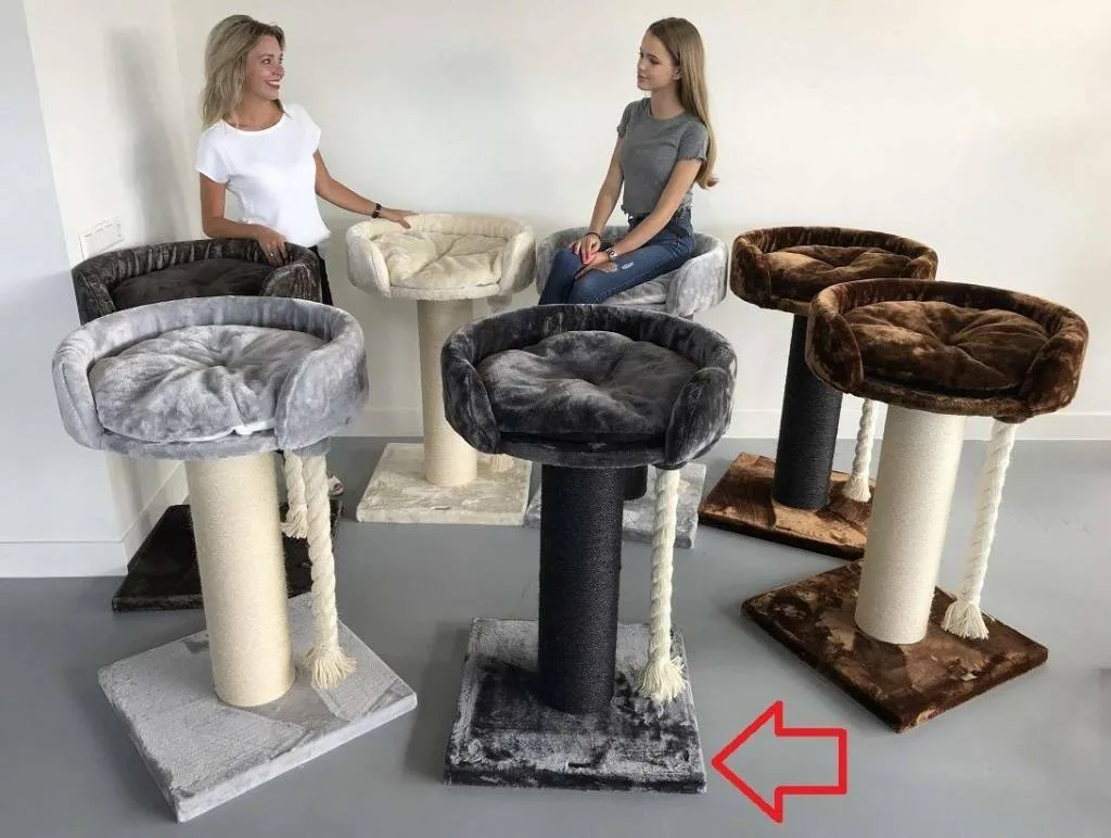 Krabpaal Chartreux Blackline Dark Grey voor katten